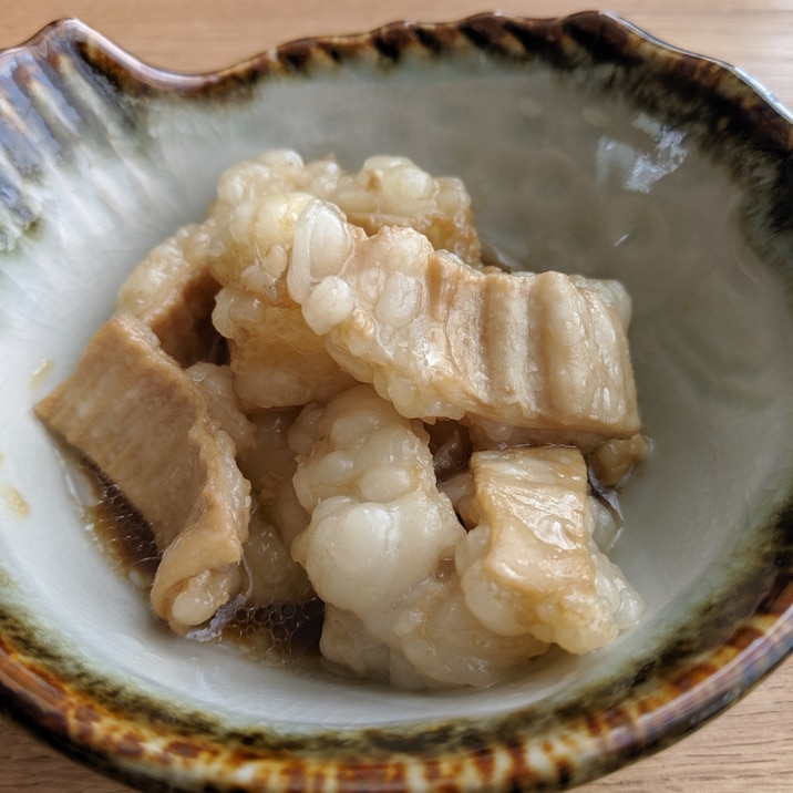 だしまろ酢で簡単!牛ホルモンのさっぱり煮